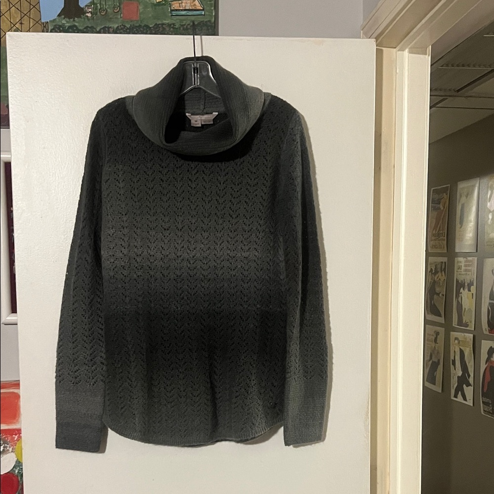 Royal Robbins shades of gray cowl neck sweater